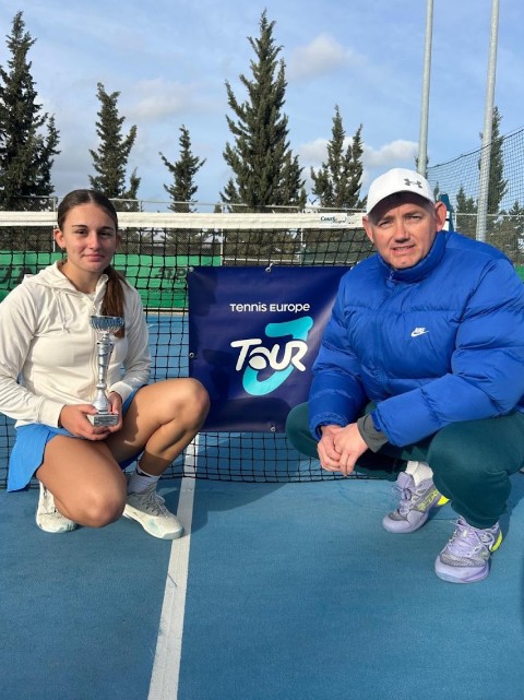 Tennis Europe Tour title with a JuniorToPro junior player