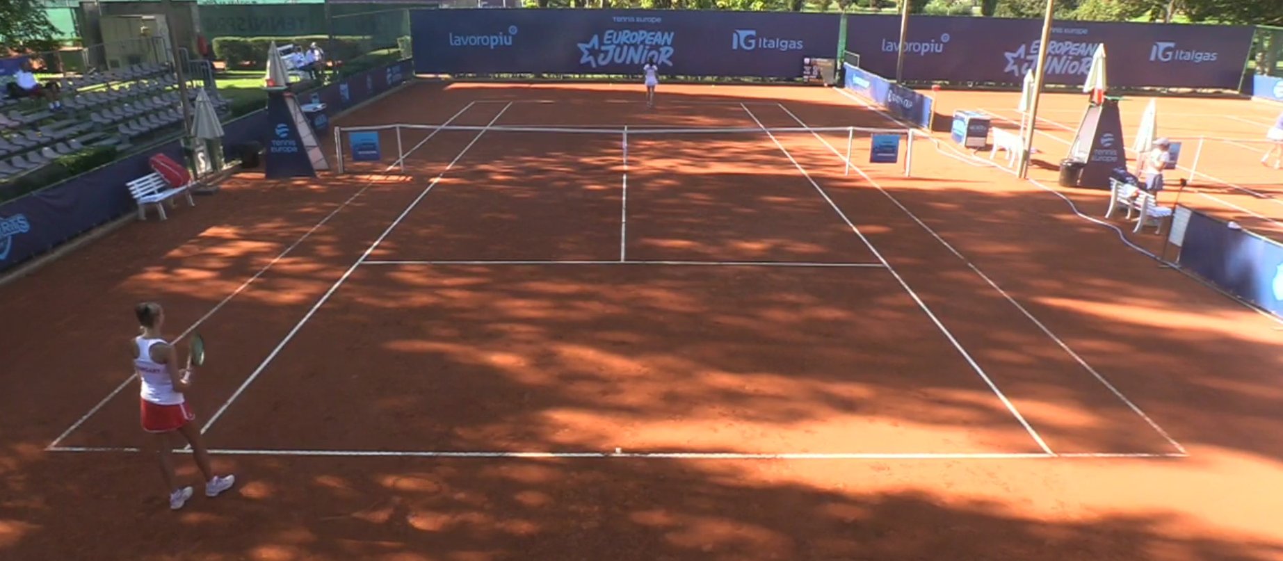 Clay court at the Tennis Europe European Junior Championships
