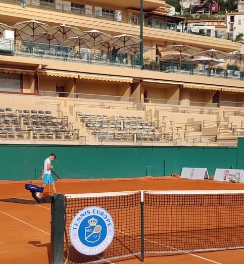 Clay court of the Tennis Europe Junior Masters at the Monte-Carlo Country Club